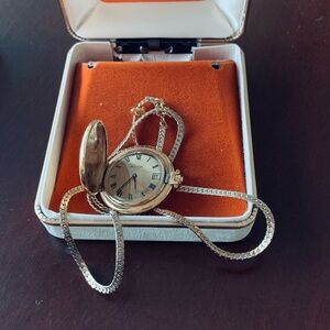 Swiss made BULOVA pendant watch in its original box.